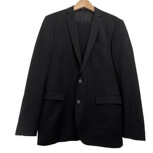 Tiger of Sweden black blazer Norden suit blazer 48 and Oxford pants 30 pure wool